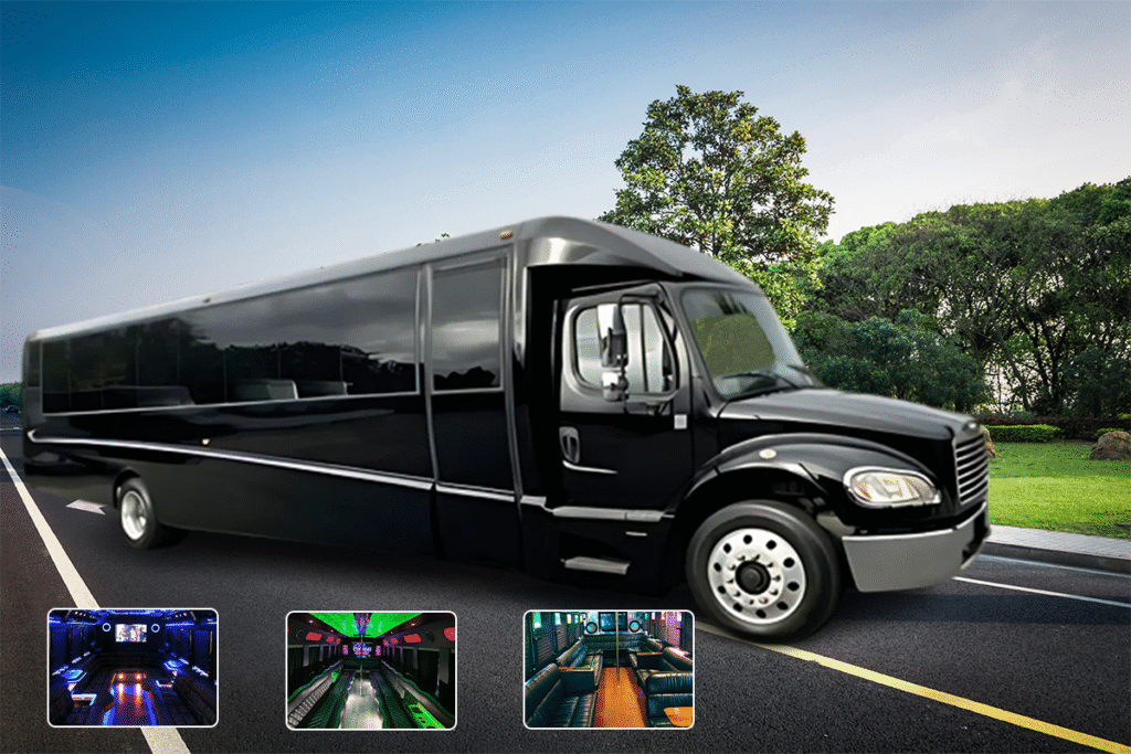 Luxury Party Bus 1 Party Bus Rentals Near Me – Celebrate in Style with Golden State Limousine