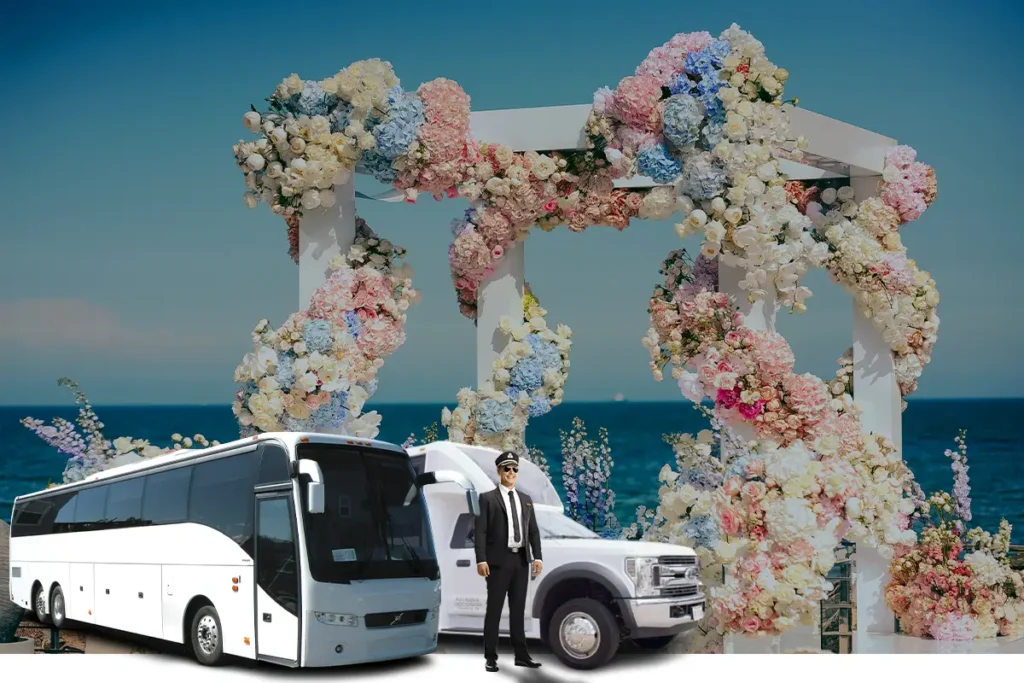Wedding Bus Transportation 6 Chauffeured Bus Service With a Personal Touch