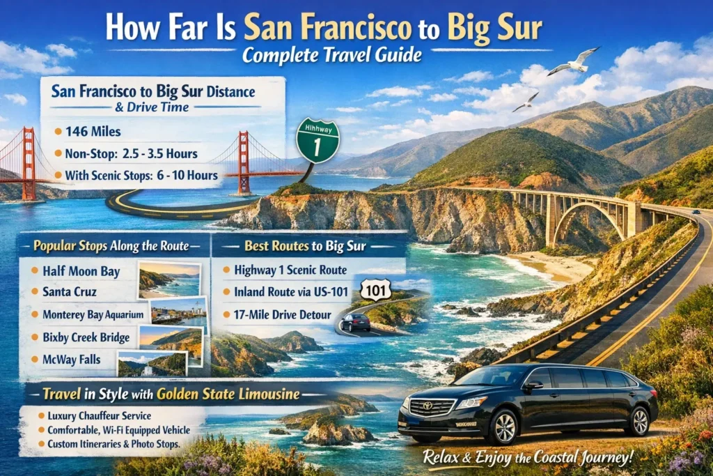 How Far Is San Francisco to Big Sur