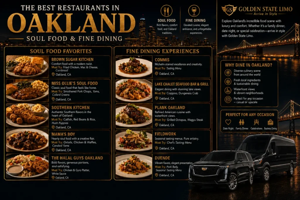 Best Restaurants in Oakland Soul Food, Fine Dining & More 1 Restaurants in Oakland Soul Food
