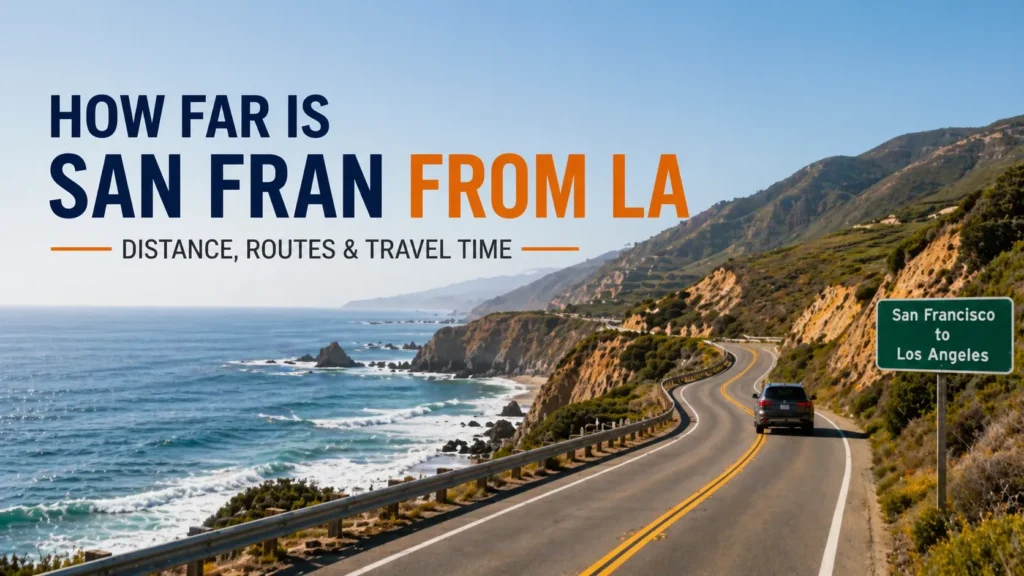 how far is San Fran from LA