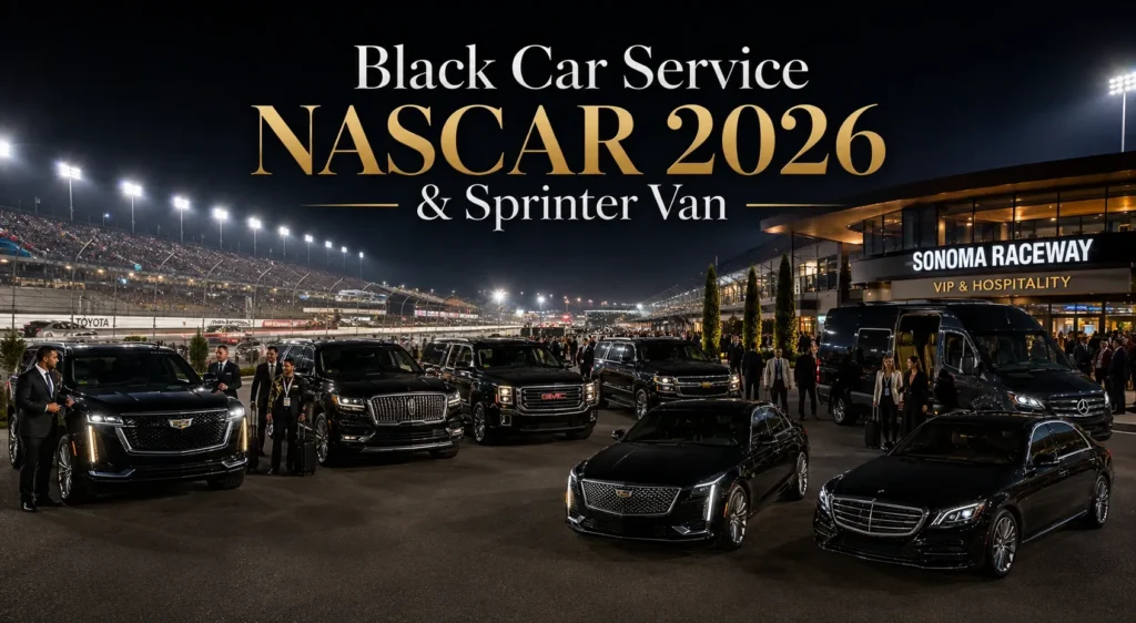 Black Car Service NASCAR Sonoma Raceway 2026